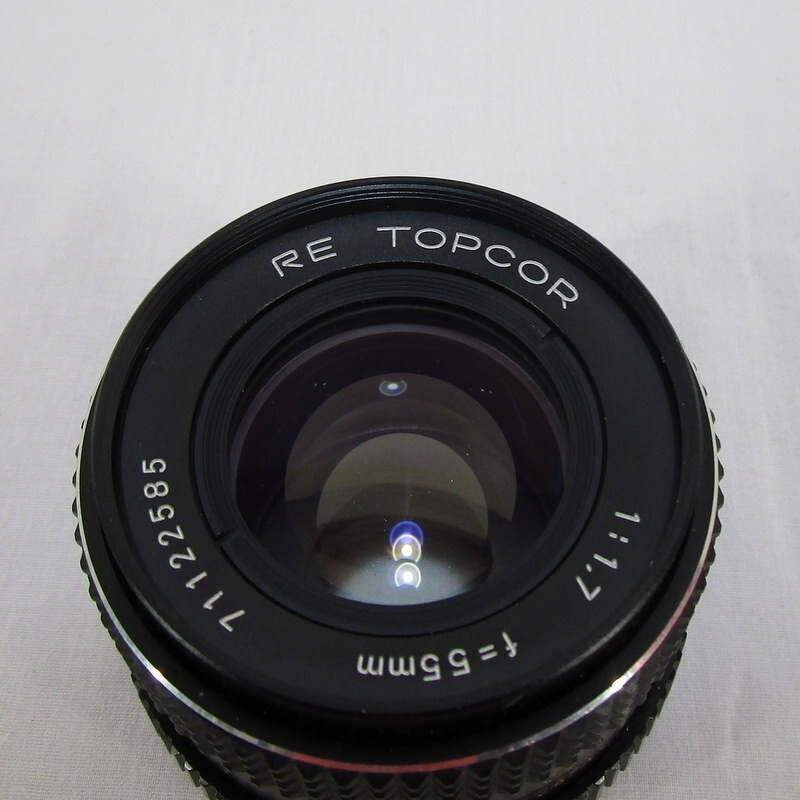 Objectif Topcor RE 55mm F/1.7 – Monture Adaptall, Manuel, Occasion – Marque Topcon