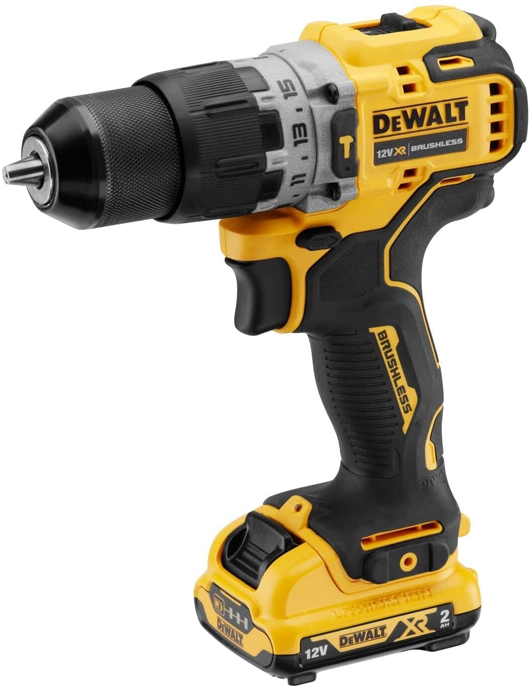 DEWALT DCD706D2-QW Trapano Avvitatore Con Percussione Compatto XR 12V 2x2.0Ah