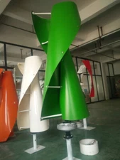 Wind Turbine Generator 5000W  48V --220V Vertical Helix Wind Power Turbine Kits