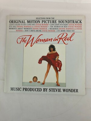 Stevie Wonder - The Woman In Red - 12 Inch LP - Free P&P -VGC - Rare Vintage