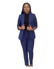 Navy Blue Blazer With Pants