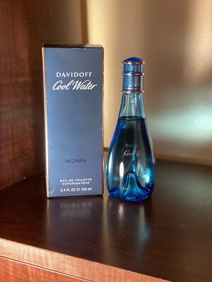 DAVIDOFF Cool Water for Women 3.4 oz 100 ml Eau de Toilette Spray *New in Box*
