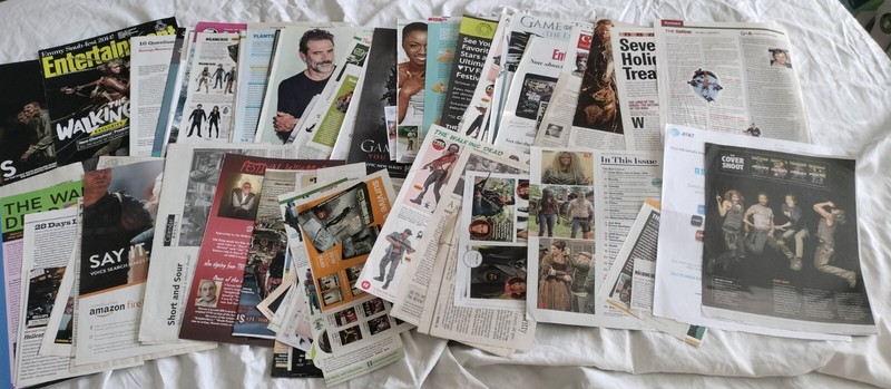 1/2 pound ZOMBIES clippings lot walking dead game of thrones George romero