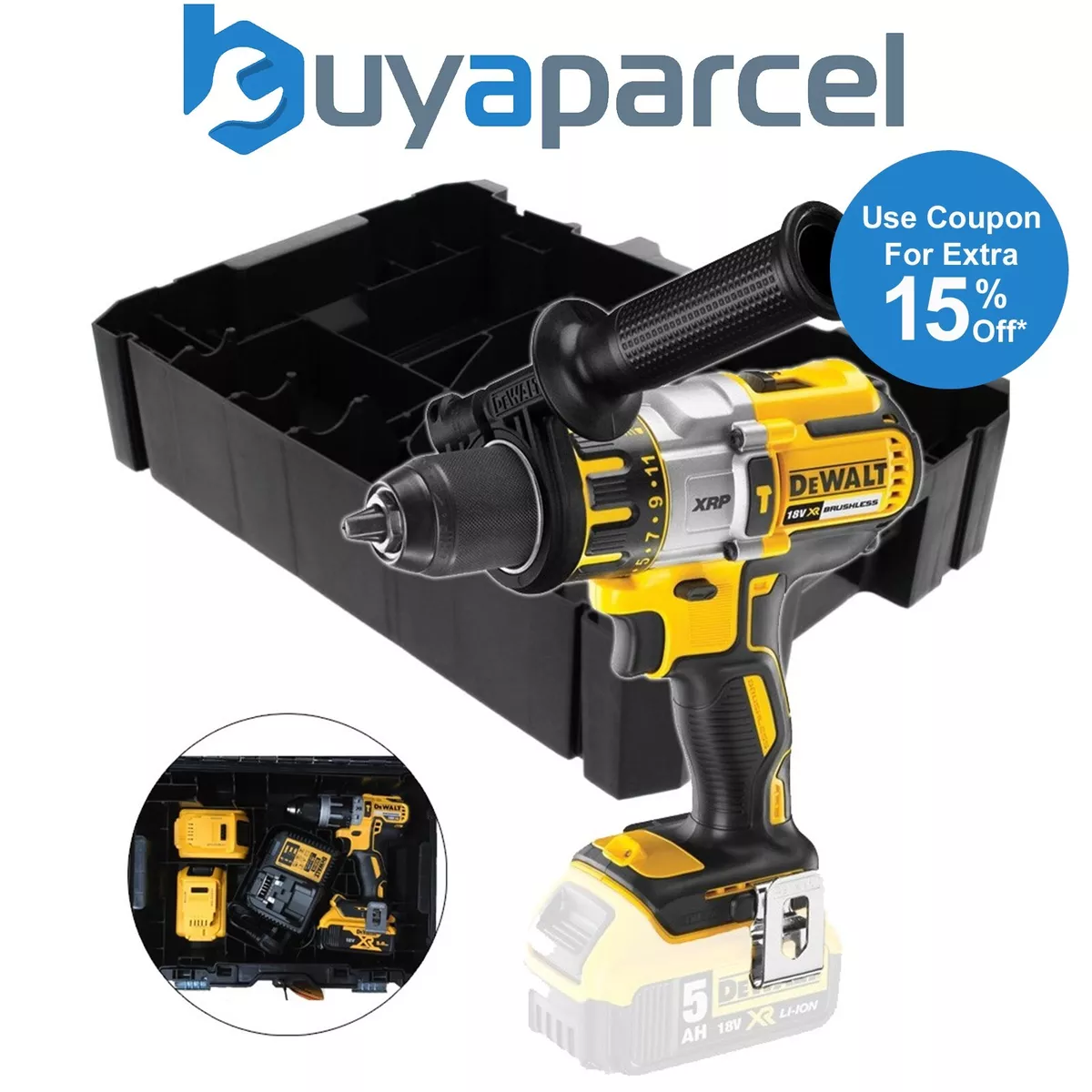 Dewalt DCD996N 18v XR 3 Speed Brushless Combi Hammer Bare