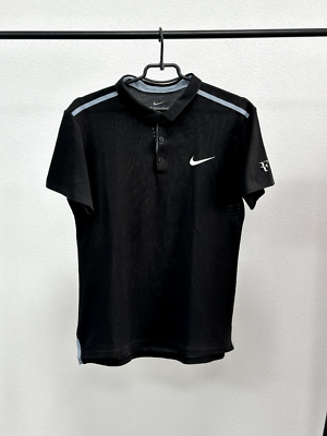 記念グッズ NIKE FEDERER 19GS WIN T-SHIRT US SIZE M Nike Roger Federer RF 618924-010 Tennis Polo Shirt size M | eBay
