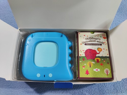 NEW BLUE CARD EARLY EDUCATION DEVICE TODDLER TOYS TALKING FLASH CARDS AGES 3+ - Picture 2 of 8