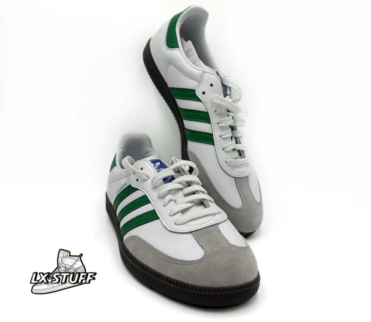 Adidas samba sales weiß grün