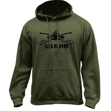 Army Armor Branch Insignia Military Veteran Pullover Hoodie