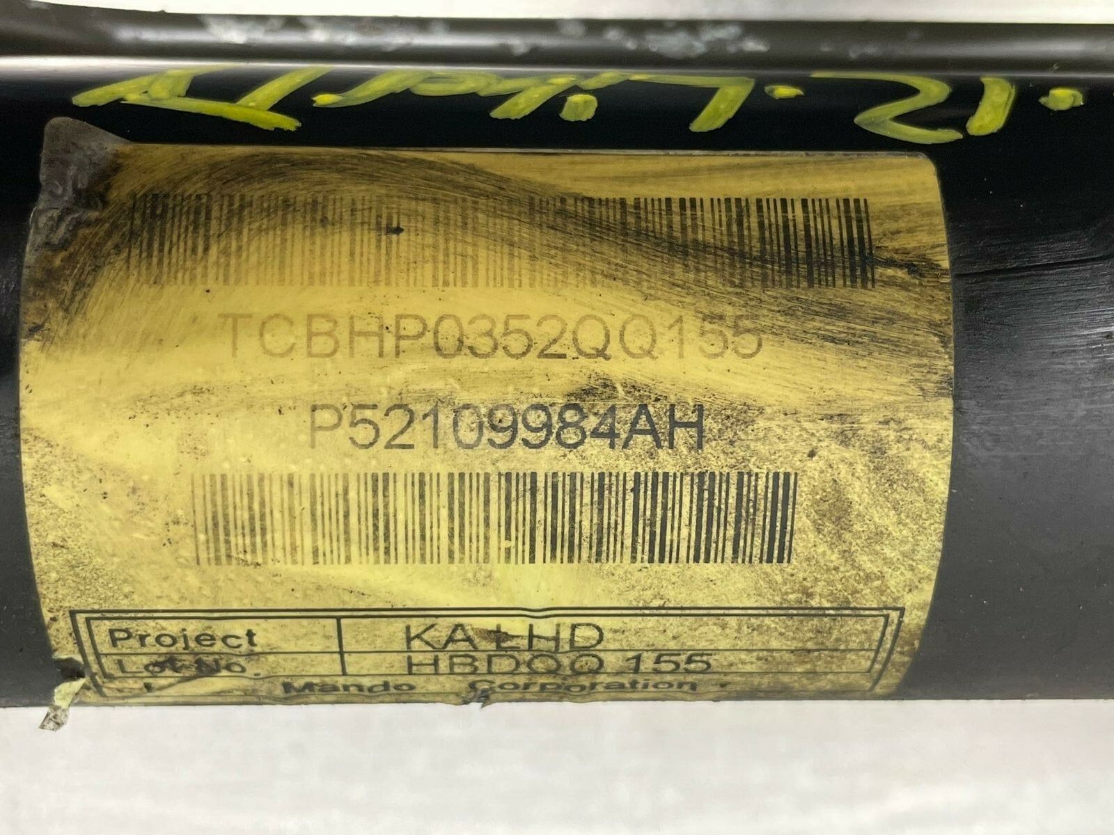 2011 Jeep Liberty Power Steering Rack&Pinion LHD OEM P52109984AH 66K Miles eBay