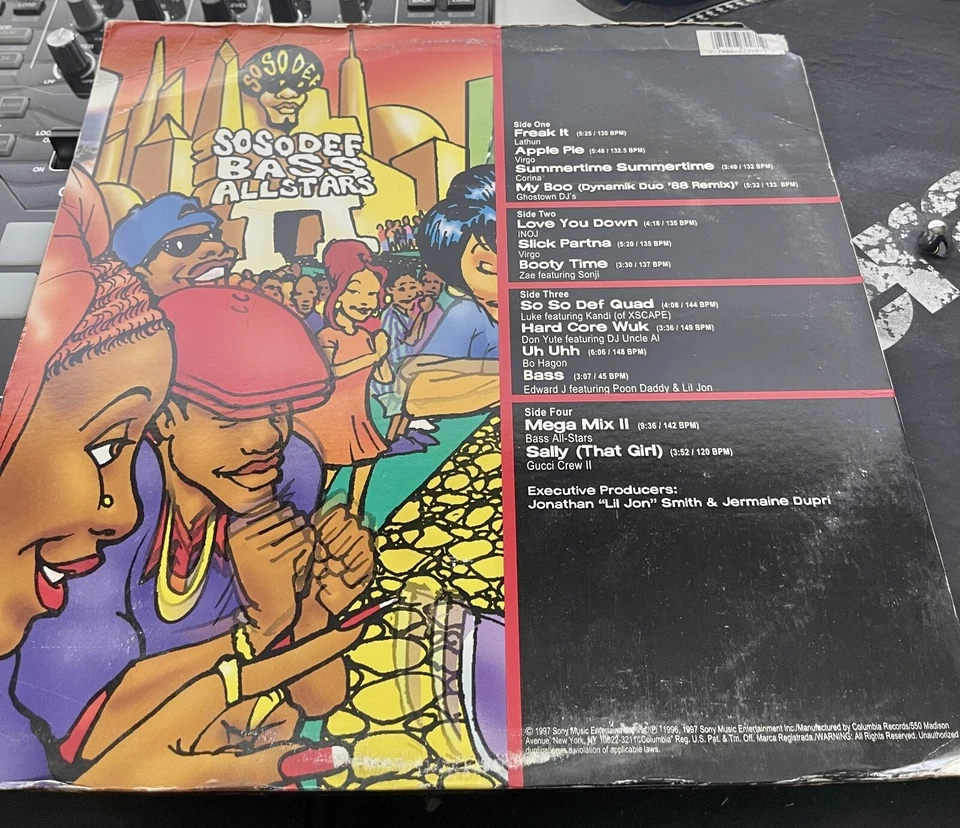 So So Def Bass All Stars Vol II OG 1997 Press 2XLP PROMO in Picture Cover VG+/VG Foto 2 de 4