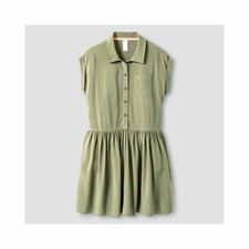 Cat  Jack Girls' Size XS 4/5 Green A-Line Dress