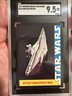 1977 STAR WARS WONDER BREAD #16 TIE-VADER'S SHIP SCG 9.5 MIN