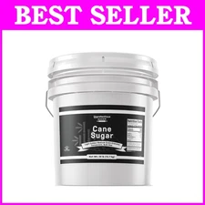 Bulk Cane Sugar, 3.5 Gal Bucket, Multi-Use Sweetener