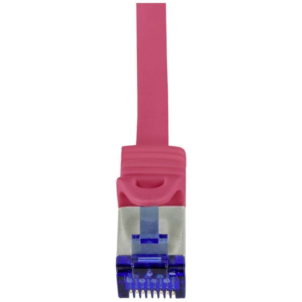 Câble réseau CAT 6a S/FTP 15m rouge LogiLink Ethernet RJ45 lan - 4