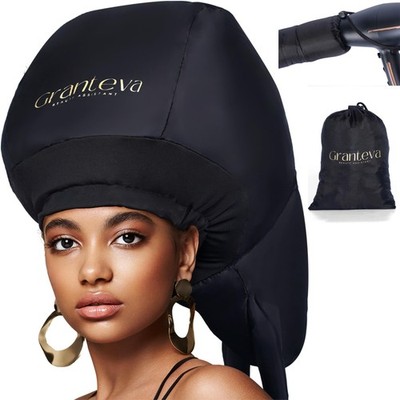 Hooded Hair Dryer with Dual Turbo Airflow & Soft Headband   Speeds Up Drying ...
