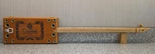 Vintage Cigar Box Guitar One String Chordophone Cruz Real 30"×5.5×2"