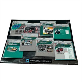 Lego Racers 8652 Enzo Ferrari 1:17 and Instructions Assembled No Box