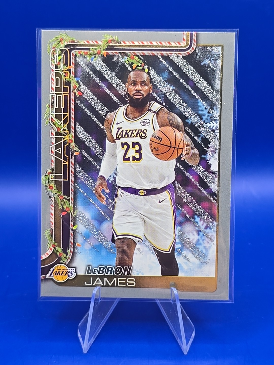 2025-2026 Topps Holiday Glitter Holiday Lebron James #H119 Lakers
