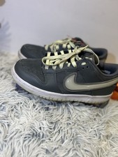 Nike Boys Dunk Low GS Glow In The Dark Green Leather Sneakers Size 5Y