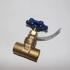 Everbilt Compact-Pattern Gate Valve Brass 3/4" C x C 100-454EB