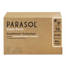 Clear Dry Natural Disposable Diaper Pants, RashShield Protection and Active 3...