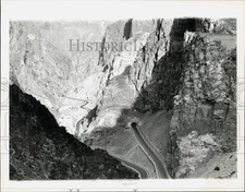 1966 Press Photo Kabul Gorge in Afghanistan - hpa28173