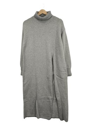 PRESENT & SIMPLE Longpullover Damen Pullover Gr. DE 36 hellgrau Casual-Look