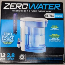 Culligan ZeroWater 12-Cup 5-Stage Water Filter Dispenser Advanced Filtration
