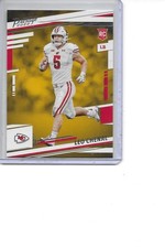 2022 Prestige Leo Chenal Rookie Kansas City Chiefs Football Card #371. rookie card picture