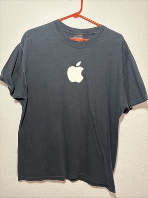 Vintage Apple Store Employee unisex Black T-Hanes Beefy- T Shirt