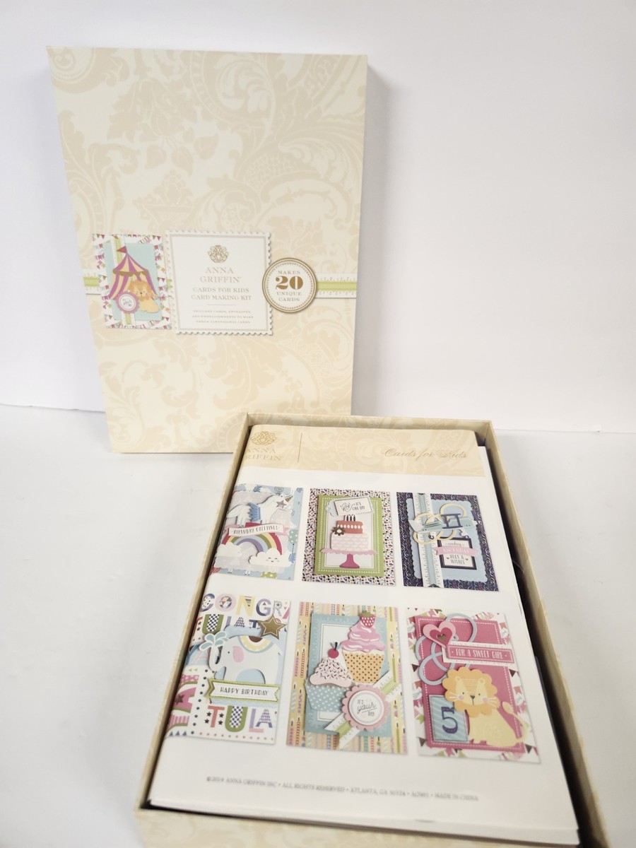 Anna Griffin Cards For Kids Card Making Kit 19 Cards 5 x 7