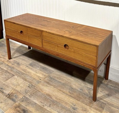 Kai Kristensen 394 Teak Danish Mid Century Modern 4 Drawer Console