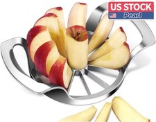 LIIGEMI 12 Blade Apple Slicer Stainless Steel Large Apple Corer Cutter.