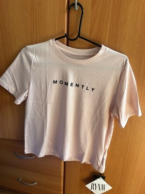 Victoria's Secret Women's Pink Cotton Crew Neck Logo Tee Short Sleeve M
