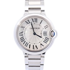 Cartier Ballon Bleu 36mm Silver Dial Watch Ref# W69011Z4