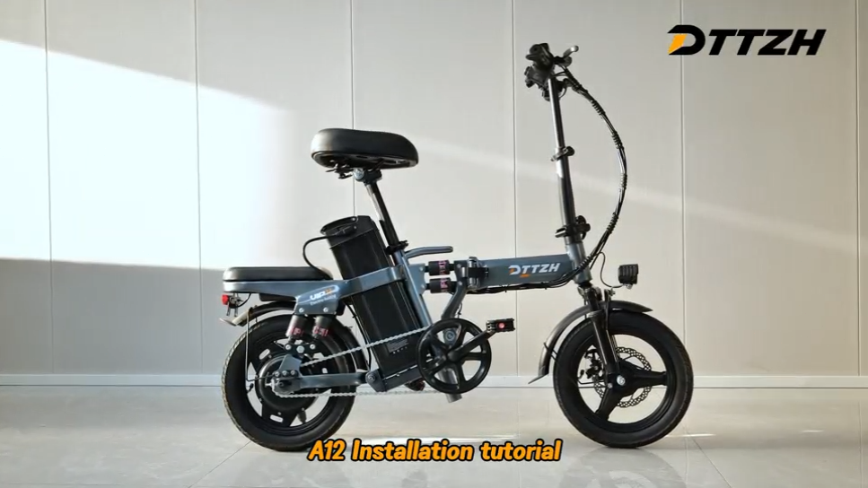 DTTZH A12 2000W Folding Electric bike for Adult 52V 25Ah 40MPH 14 