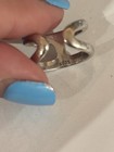 925 Sterling Silver Open Cuff Band Ring, Silver Tone, No Stone — photo 6