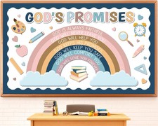 Christian Bulletin Board Decorations Set God s Promises Bulletin Board Back t...