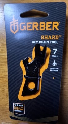 Gerber Shard Mini Multi-Tool Keychain 7 Tool Functions