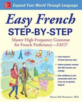 Easy French Step-by-Step Paperback Myrna Bell Rochester
