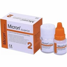 Micron Superior 2 Permanent Tooth Filling for Permanent teeth GIC 15gm and 10ml