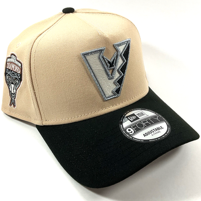 New Era Upside Down AZ Diamondbacks Cream SLVR 9FORTY A-Frame