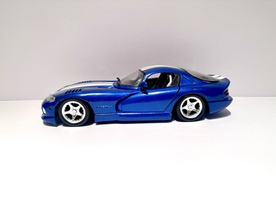 #ad Maisto Blue 1996 Dodge Viper GTS 1:18 Scale Diecast Model Car Lowered READ DESC. $21.95