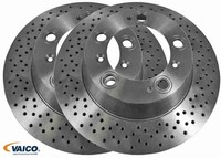 2X Bremsscheibe Vaico V45-80002 2 Bremsscheiben Hinterachse Hinten FüR Porsche