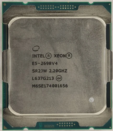 Intel Xeon E5-2698 V4 CPU SR2JW 20 core 2.20ghz LGA 2011-3 50MB 135W processor