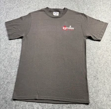 Bootleggers Bar and Grill Gray Restaurant SMALL Shirt Empoylee Party VTG Y2K