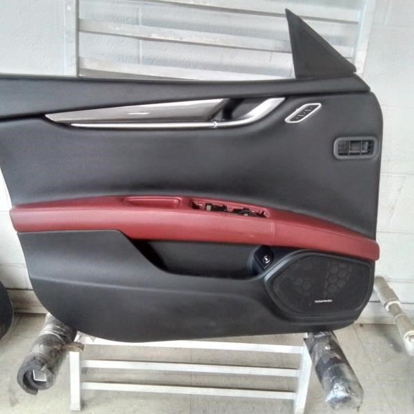 2016 MASERATI GHIBLI Driver Side Front Interior Trim Panel Black/Red TRIM NA OEM