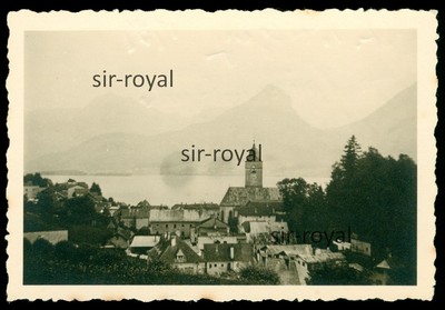 St. Wolfgang 1939 - Ort vor Kriegsausbruch - Österreich - Foto 10x7cm