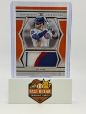 2025 Topps Definitive Collection Ian Happ #DJRC-IH Orange /25 Jumbo Patch Relic