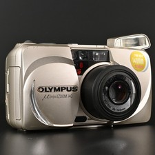 Olympus mju Stylus Zoom 140 35mm Compact Film Camera Tested Working Japan 008